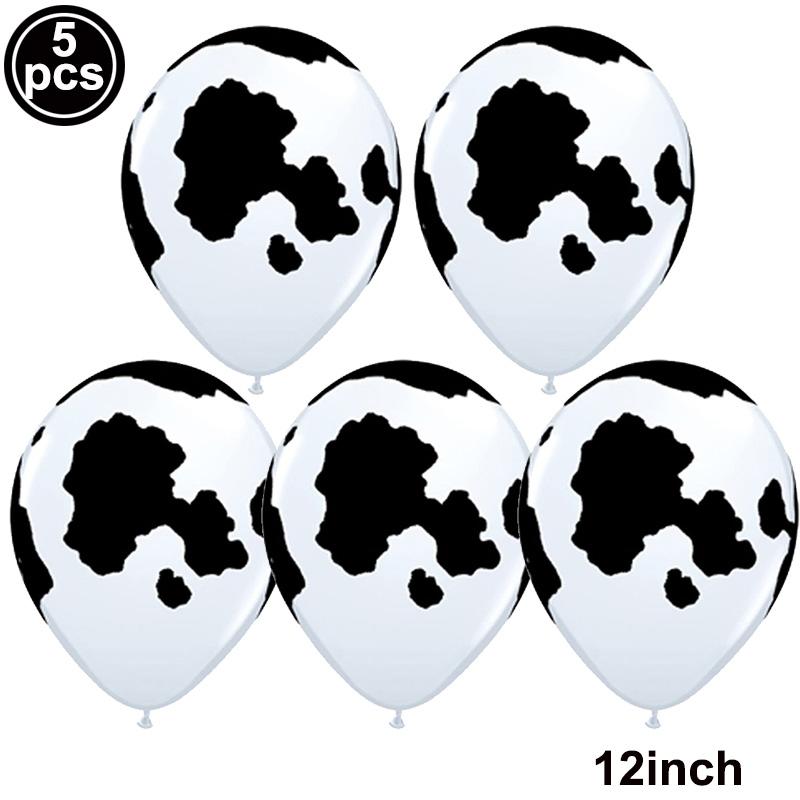 

40 inch Cow Print Balloon Birthday Decoration Number 1-9 Foil Balloon for Kids Baby Shower 1st Farm Barn Birthday Party Supplies