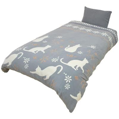 No Need for a Blanket! Comforter Cover [Duvet cover/Single] Warm Fleece Material, Nordic Style