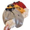 Kids' Unisex Korean Style Fleece Lined Embroidered Joggers for Autumn/Winter
