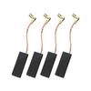 4Pcs 6.2x11.2x29mm Carbon Brush For McCulloch 2200 Chain Saw X73 for woodshark 350 400 D94 Rotary Hammer Drill Angle Grinder