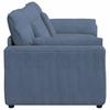 Modular Sofa with Cushions Blue