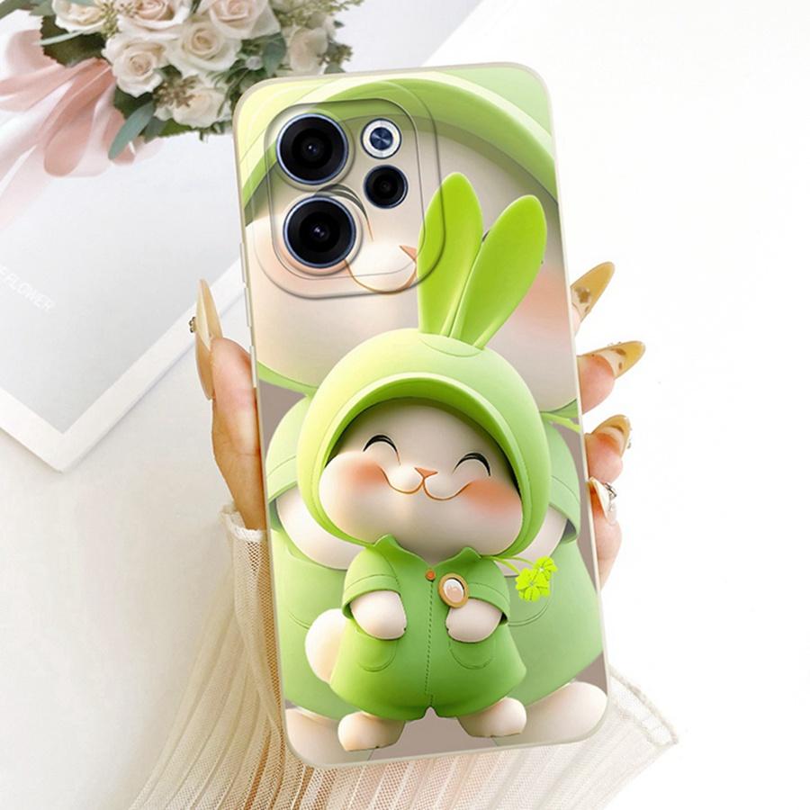 Casing For OPPO Reno 15F reno15 F 5G CPH2801 Aesthetic Luxury Cute Rabbit Silicone Phone Case OPPO Reno15 5G Soft Cover