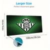 Real Betis stone Color Mouse Pad Large Gaming Table Cushion Non-slip Laptop Tablet Big Mousepad XXL Mat Mini PC Playmat With Lock edge