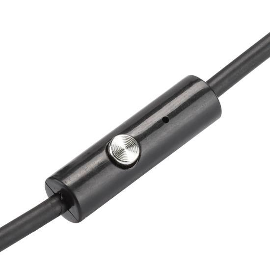 3.5mm Throat Mic Microphone Earphone PTT Adjustable Concealed Air Conduit for Smartphone
