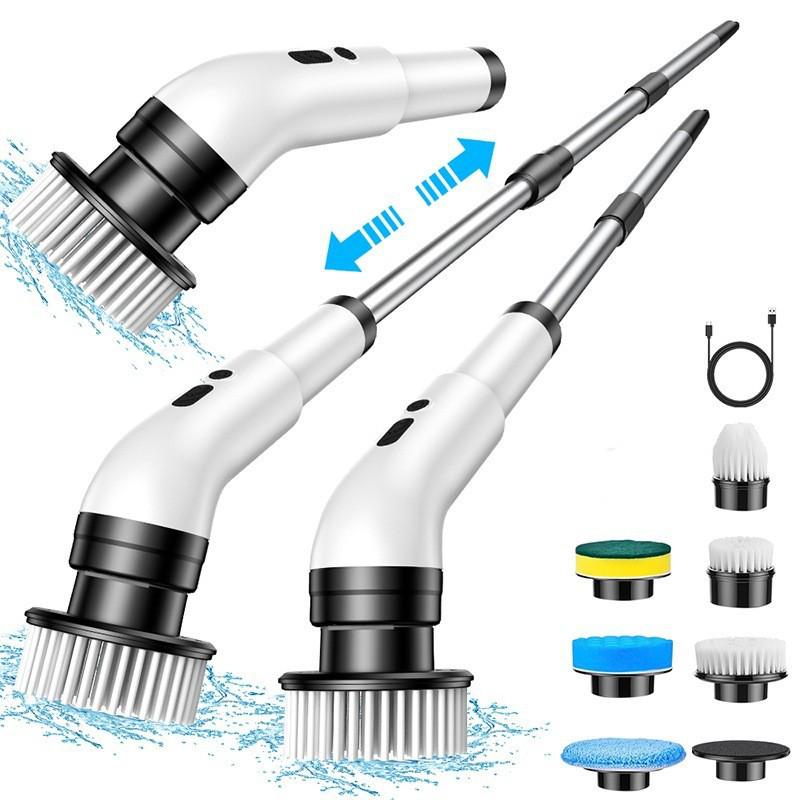 

9-in-1 Wireless Electric Multifunctional Cleaning Brush with Telescopic Arm for Bathroom & Floor Cleaning