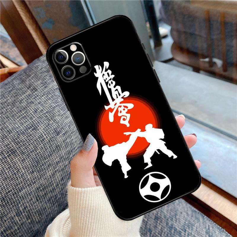 Oyama Kyokushin Karate Case For iPhone 14 12 11 15 16 Pro Max Phone Cover on iPhone 13 12 Mini X XR XS Plus Cover
