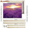 RUOPOTY Painting By Number Lavender Landscape Handpainted Unique Gift Picture Coloring By Numbers Balloon Children's Room Decor