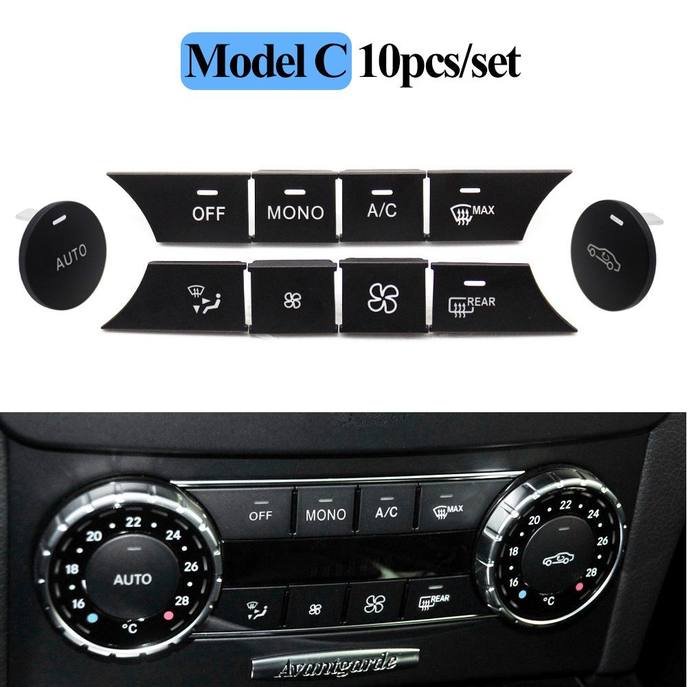 Auto Armaturenbrett Klimaanlage Windmenge Heizung Klimaregelung AC Knopf Für Mercedes Benz C GLK Klasse W204 X204 C180 C200