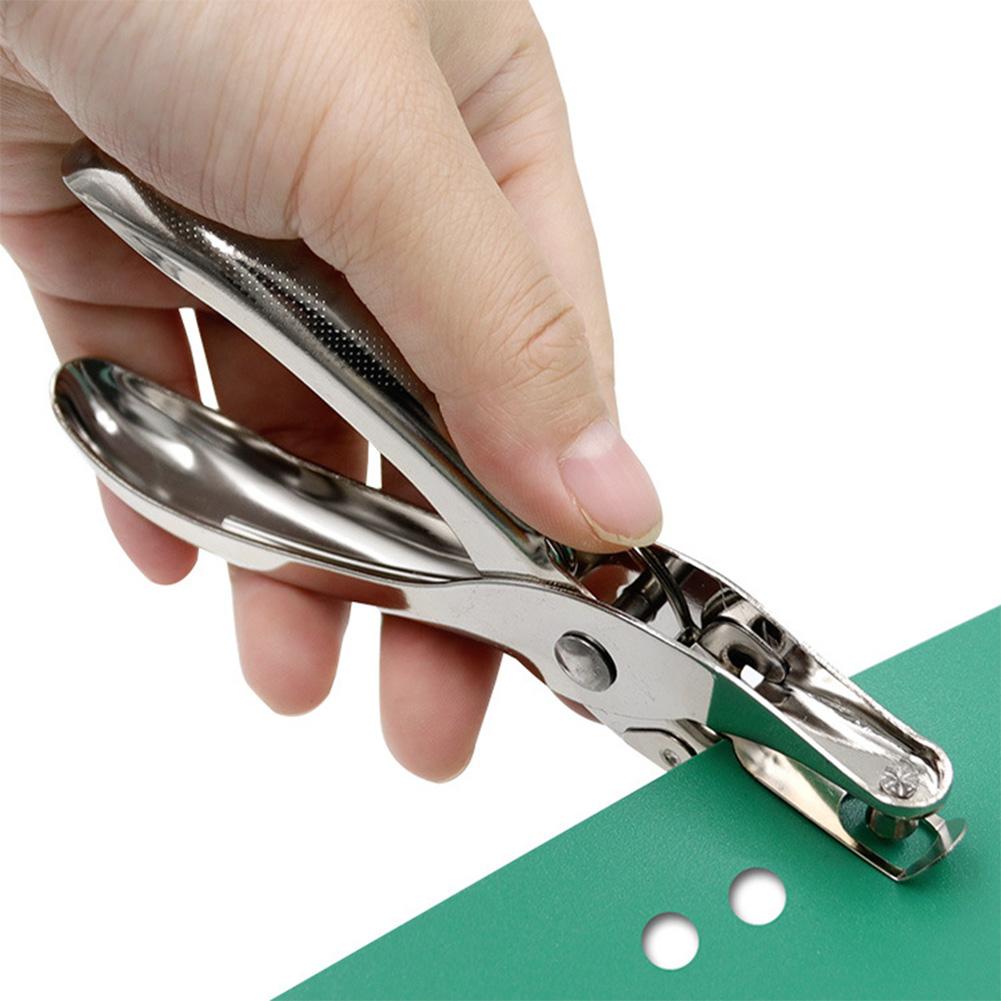 1 Pc Metal 6mm Pore Diameter Punch Pliers Single Hole Puncher Hand Paper Scrapbooking Punches 1-8 Pages Paper Hole Puncher