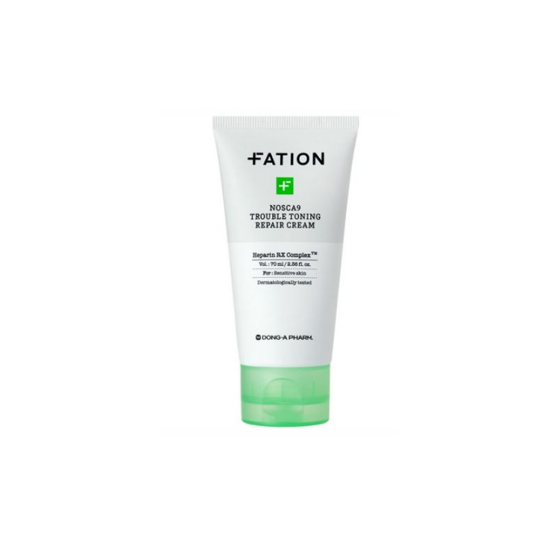 

Dong-A Pharm FATION Nosca9 Trouble Trace Repair Cream (70ml) - Soothing Barrier & Skin Vitality Moisture Cream