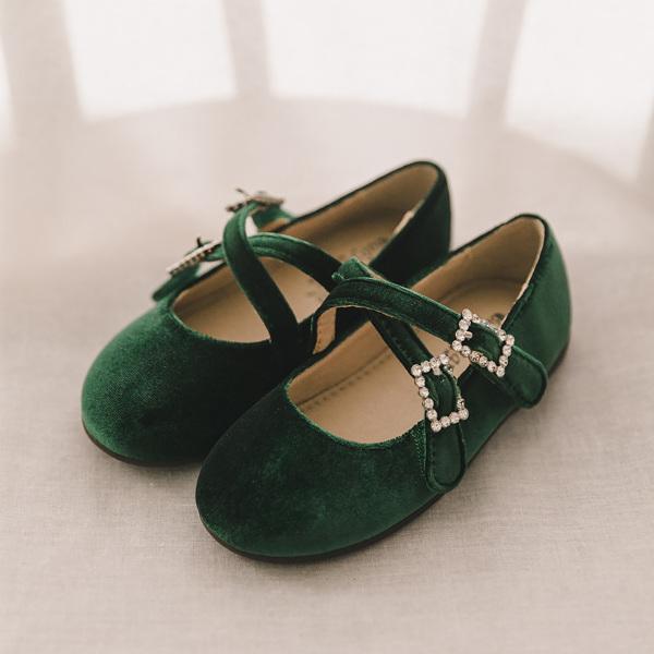 

Обувь на плоской подошве Clara для девочек Baby Jam, зеленая, Y783