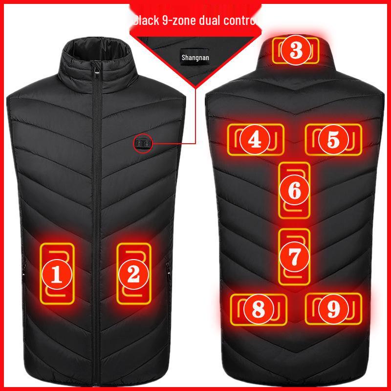 Men's Smart Heated Vest: Full Body Electric Heating with Constant Temperature