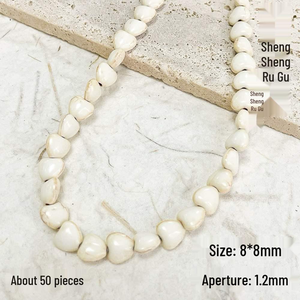 Versatile White & Turquoise Spacer Beads for DIY Jewelry Making - Bracelets, Necklaces, Accessories