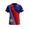 T-shirt Stampata Bandiera Filippine 3D Uomo Donna Abbigliamento Casual Manica Corta Top Freschi T-shirt