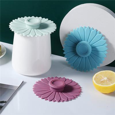 Mutfak Toz Geçirmez Kapak Çok Amaçlı Yaratıcı Sızdırmaz Silikon Bardak Kapağı