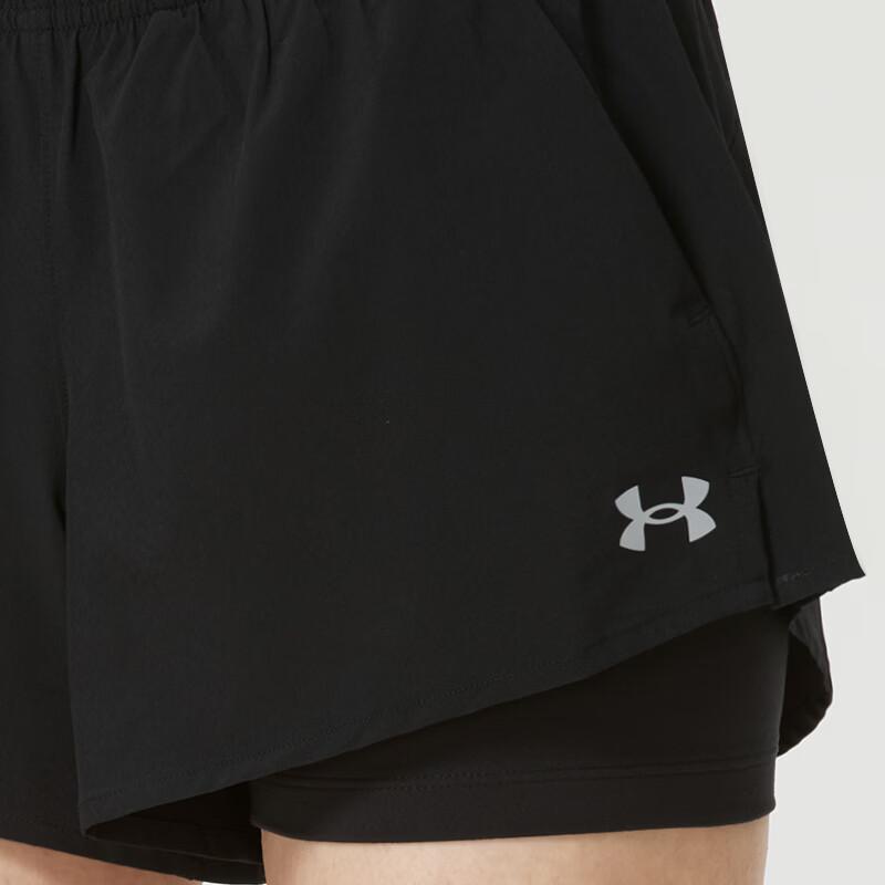 Under Armour Outdoor Fitness Training Breathable Woven Sports Shorts Women Shorts 6009967-008