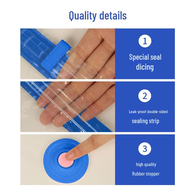 Transparent Vacuum Compression Bags for Duvets and Seasonal Clothing Storage