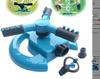 Horticultural Tripod Sprinkler: Large Round Rotating Nozzle for 360° Irrigation and Concrete Curing.