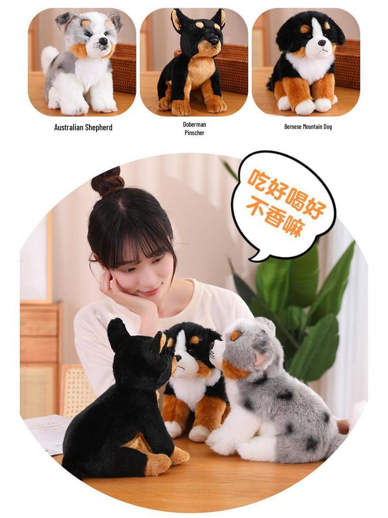 Tibetan Mastiff Plush Dog Toy - Rag Doll for Home Décor & Gifts