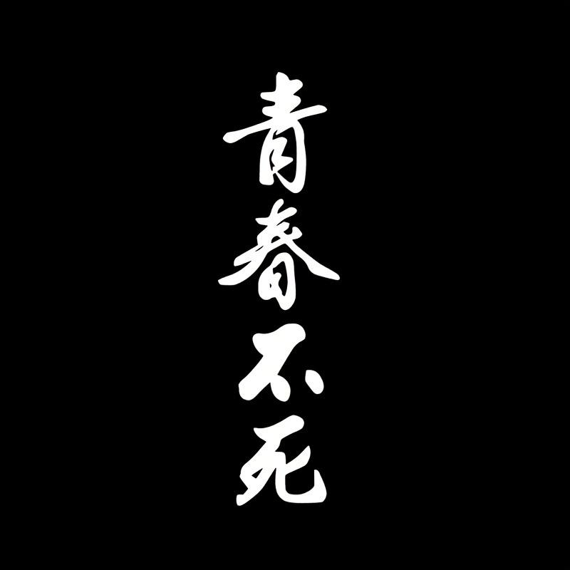 

1pc Youth Never Dies JDM Car Stickers Waterproof DIY Auto Side Body Window Bumper Vinyl Decals Refit Car Styling Decoration M-29x8.1cm