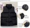 2023 Women's Winter Bread Style Short Down Cotton Padded Vest - Sleeveless, Casual Korean Fashion