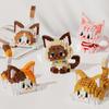 Non-Toxic Cartoon Toys Animals Micro Building Blocks Pet Cats Models Diamond Bricks Diy Educational Toys For Kids Gifts