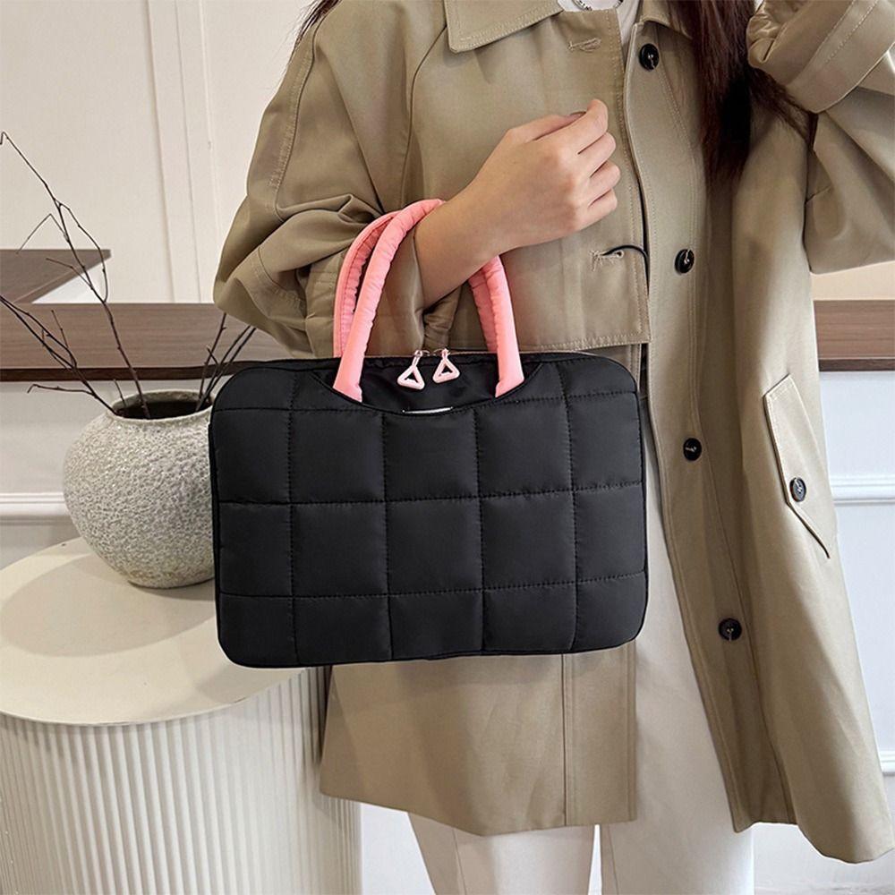 Portable Shockproof Laptop Handbag Waterproof Nylon Notebook Bag Soft Case Notebook Case