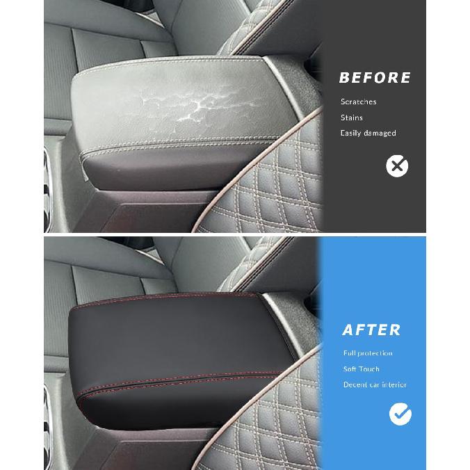 INTGET Center Console Cover for 2026 Chevy Colorado/GMC Canyon Accessories 2023 2024 2025 Trail Boss/Truck/ZR2/AT4 Car Interior Leather Middle