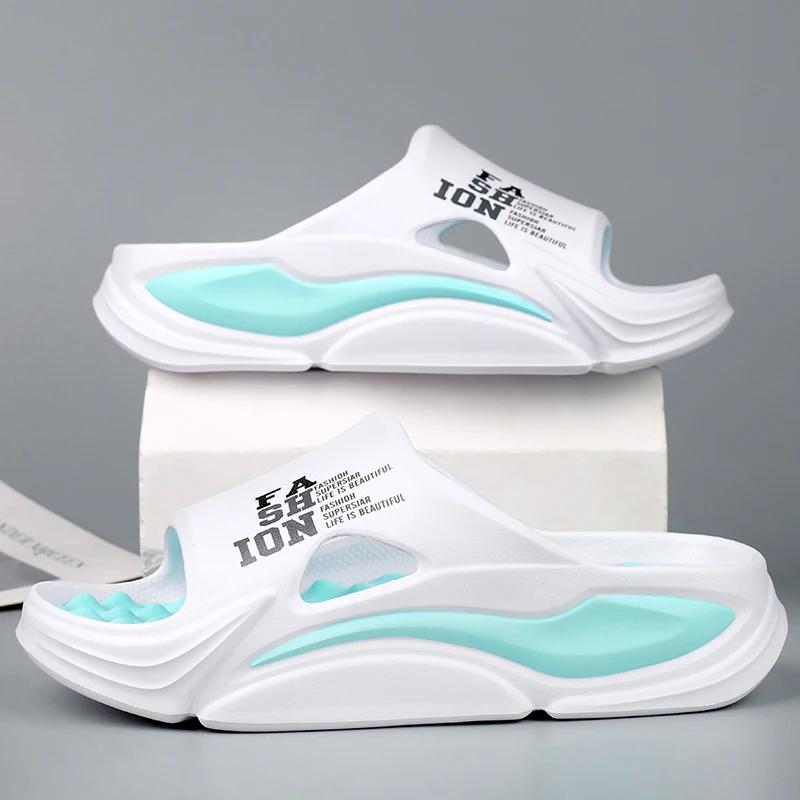 MAEDEF Slippers for Men Summer Beach Sandals Men's Slides Casual Men House Slippers Flip Flops Man Beach Sandals Mens Shoes