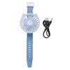Personal Fan Mini Handheld Fan Powerful Wind Supply With Widely Used Applications And Great Gift Potential In Stylish Blue Finish
