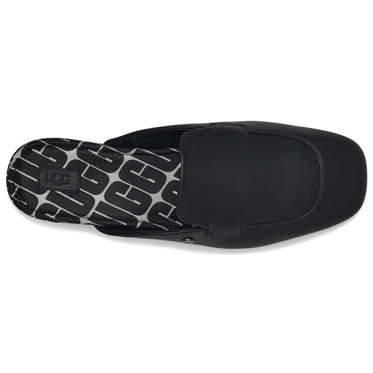 UGG Fashionable Round Toe Block Heel Sandals Women Sandals Black 1125052-BLLE