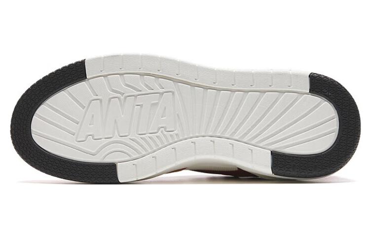 Women's Sneakers Anta 982EVO Slip Resistant Abrasion Resistant Low top Skateboard Shoes Women's White Brown