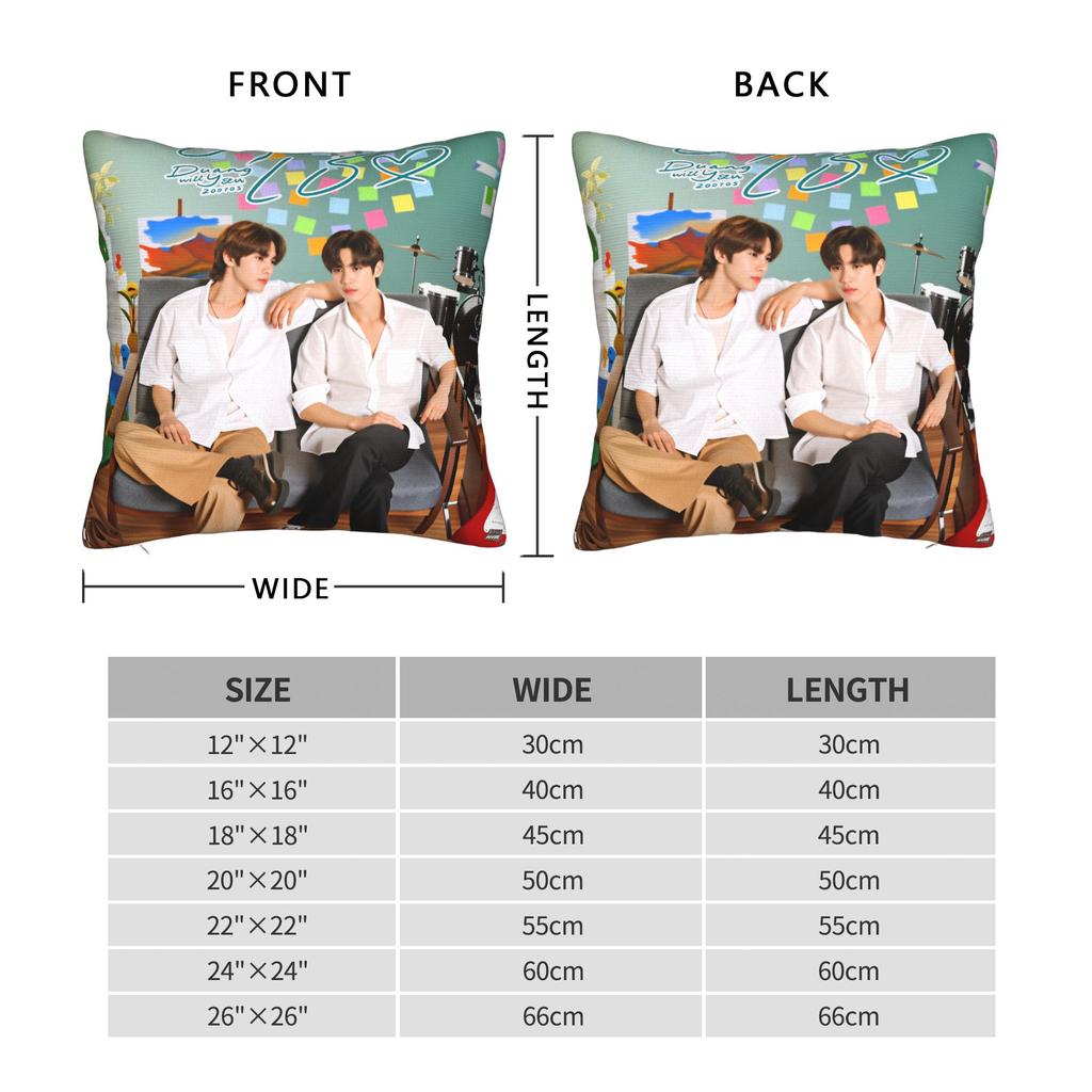 Duang Thailand Tv Series With You Pillow Case Funny Pillow Cover Soft Pillowcases For Living Room Bed Chair