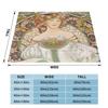 HD F Champenois By Alphonse Mucha HIGH DEFINITION (Original Colors) Custom Travel An Ultra-Soft Micro Fleece Blanket