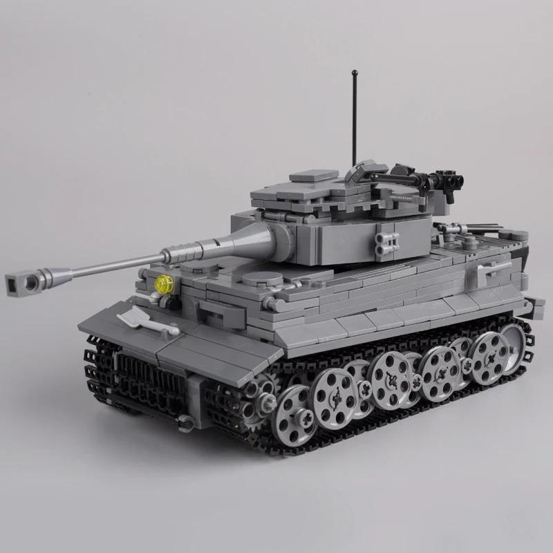 Military War German Russian Tank Building Blocks Army Soldier Figures US UK Armored Vehicle Model Assemble Bricks Boy Toys Gifts