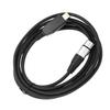 Audio Connection Cable USB to XLR Female Cable Microphone Recording Cord with Shielding Function 3 Meters