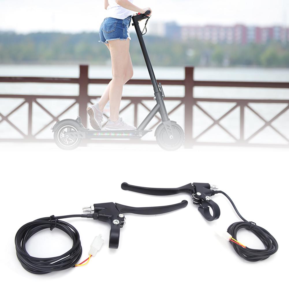 1 Pair Universal Aluminium Alloy Electric Bicycle Ebike Handle Brake Lever Right Left Accessory