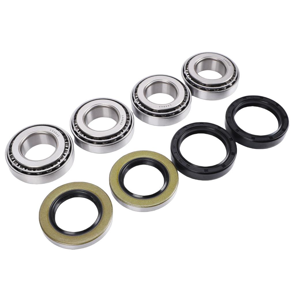 2er Set Anhänger Radnabe Lager Kit L44643 für 1 Zoll 2000 2200lbs Achse mit Fettdichtungen Splint Dichtung