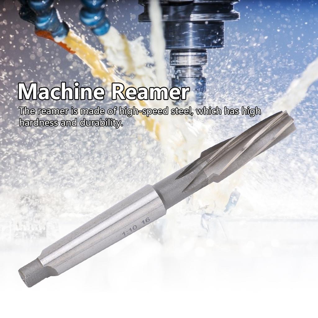 Machine Reamer Replacement High Speed Steel Taper Shank High Accuracy Cutter 1:10