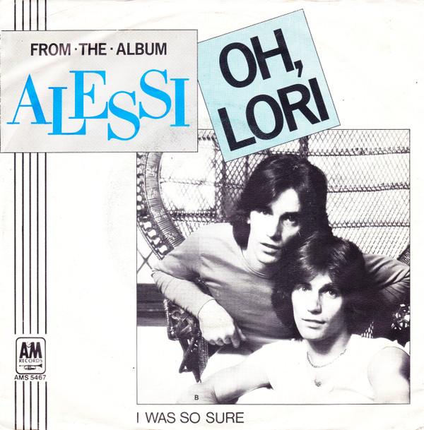 

7-дюймовая пластинка ALESSI Oh Lori AMS7289 AM Records 1977 UK Поп Б/у