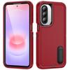 S26 Ultra Case Shockproof Bumper Hybrid 3in1 Candy Color Phone Stand Cover Samsung S25 Ultra S24 Plus S23 FE A15 A16 A36 A56 A17 A27 A37 A57 5G