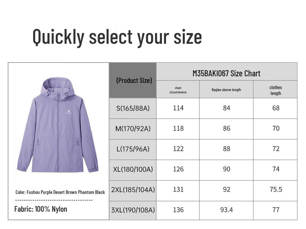 Camel Men's Outdoor Triple-Proof Jacket M35BAKI067