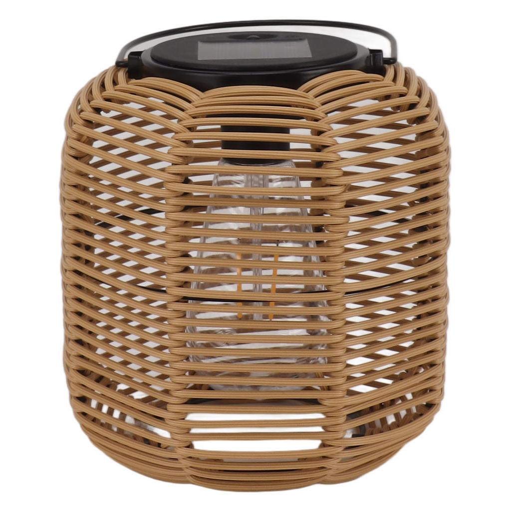 Solar Lantern Outdoor Hanging Solar Lights Waterproof Decorative Rattan Lantern for Table Patio