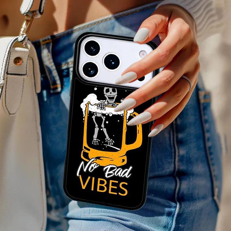 Beer Alcohol Phone Case For iPhone 17 Air 14 15 13 12 Max Cover For Apple 14 15 16 16e 11 Pro Max Plus Coque