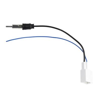 2pcs ABS Car Radio Stereo CD Changer Antenna Female/Male Plug Cable Adaptor For Toyota DC 12V Parts Accessories