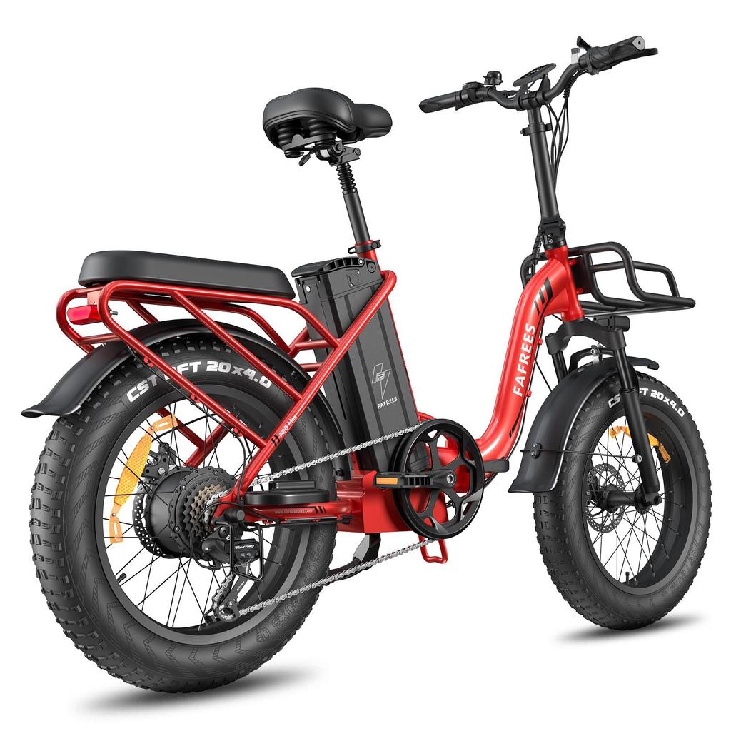 FAFREES F20 Max Folding Ebike with 48V 30Ah LG Battery, LCD Display