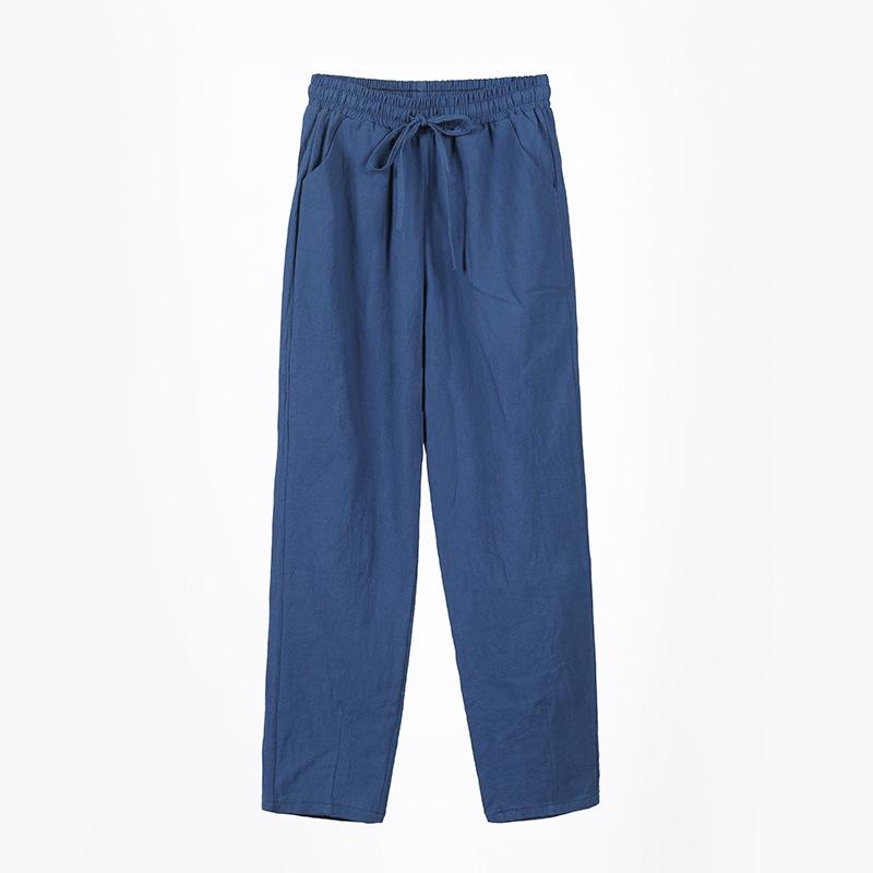 Women's Spring/Summer Cotton Casual Nine-Point Harem Pants
