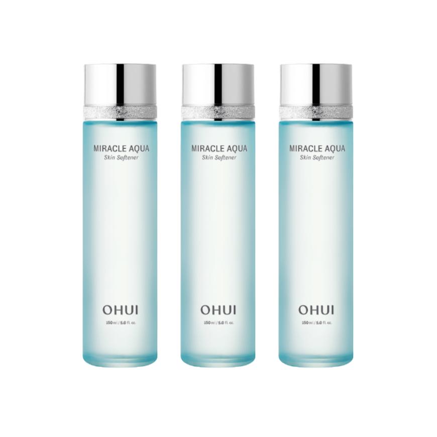 Ohui Miracle Aqua Skin Softener 150ml / Emulsion 130ml (7 Options)