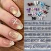 3D Bowknot Silicone Nail Mold Ballet Ribbon Tie Nail Charms Transparent Nails Template Carving Bowtie Manicure Stencil Tool