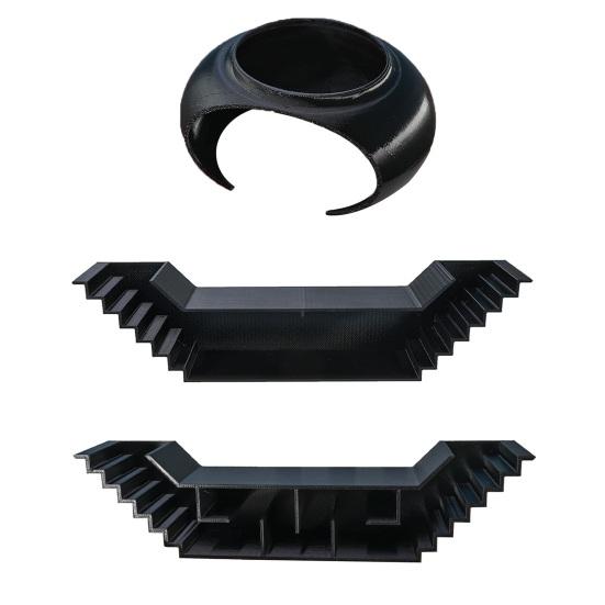 Aquarium Tunnelhöhle unter Kies Fischversteck Zwei-Loch-Sicht-Tunnel Fisch- und Garnelenversteck für Pleco Garnelen Betta